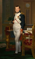 Kejsaren Napoleon i hans studie på Tuilerierna